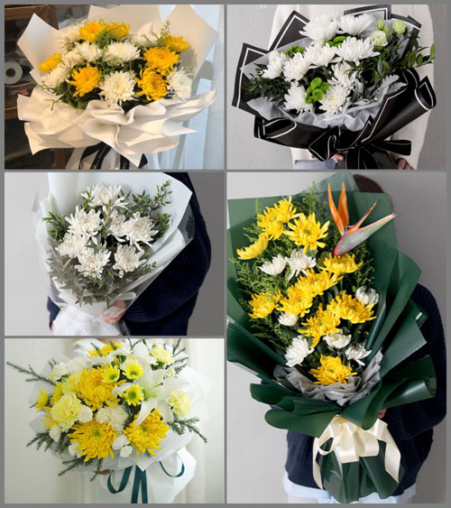 贵州毕节市赫章县野马川镇前山村白事花束代送